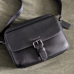 Coach Crossbody Black Leather